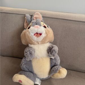Disney Thumper From Bambi Gray and Cream Thumper Plush Kids Toy